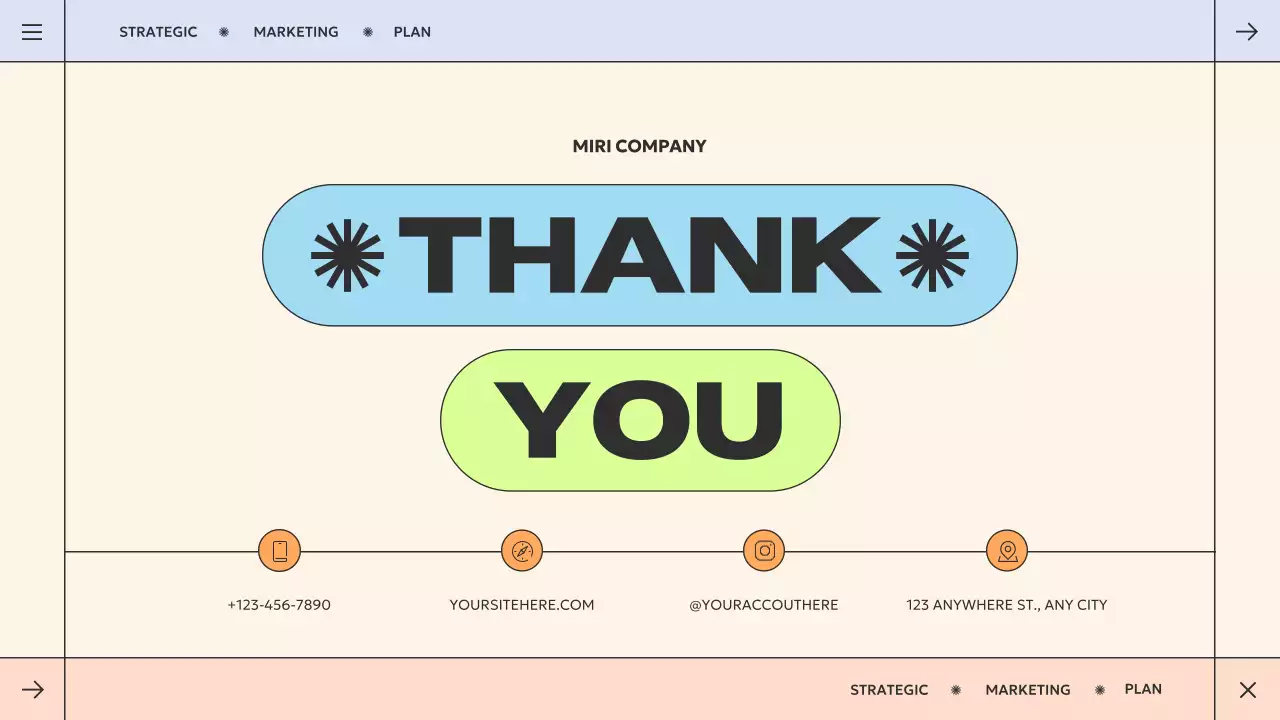 Orange Bold Marketing Plan Presentation