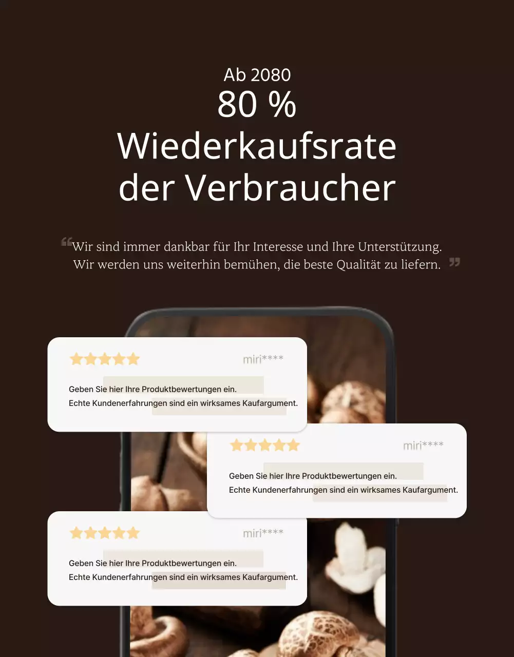 Braune, saubere Shiitake-Pilze anzeigen