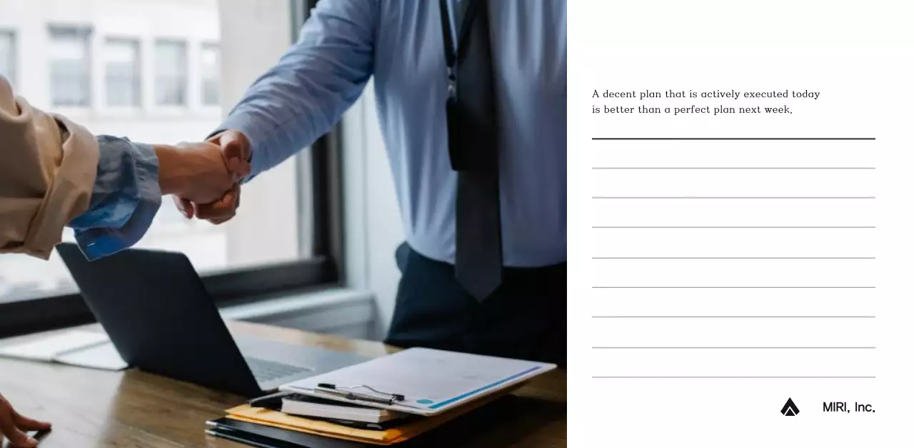 A simple corporate calendar in gray