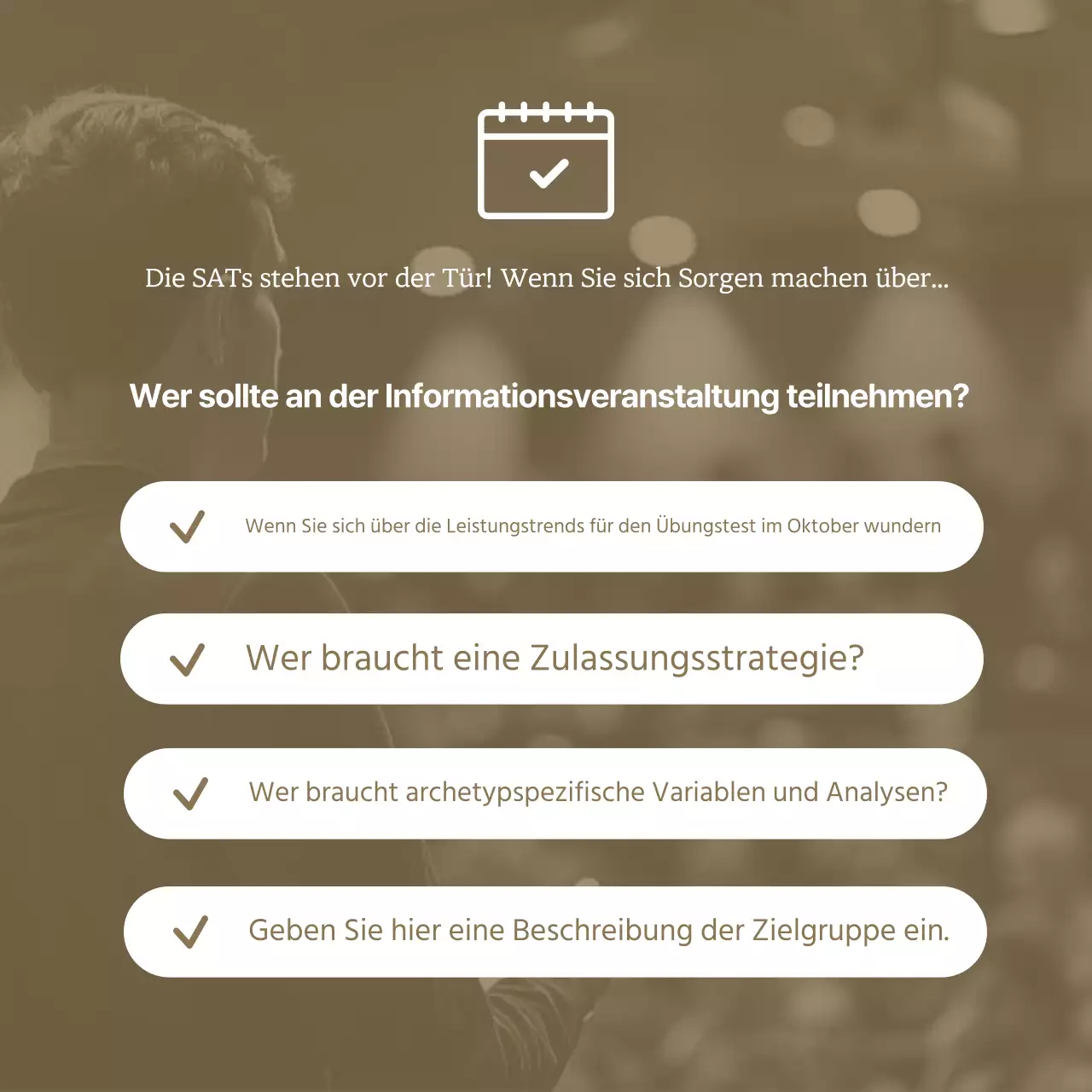 Förderung eines beigefarbenen und einfachen Briefings zur Hochschulstrategie
