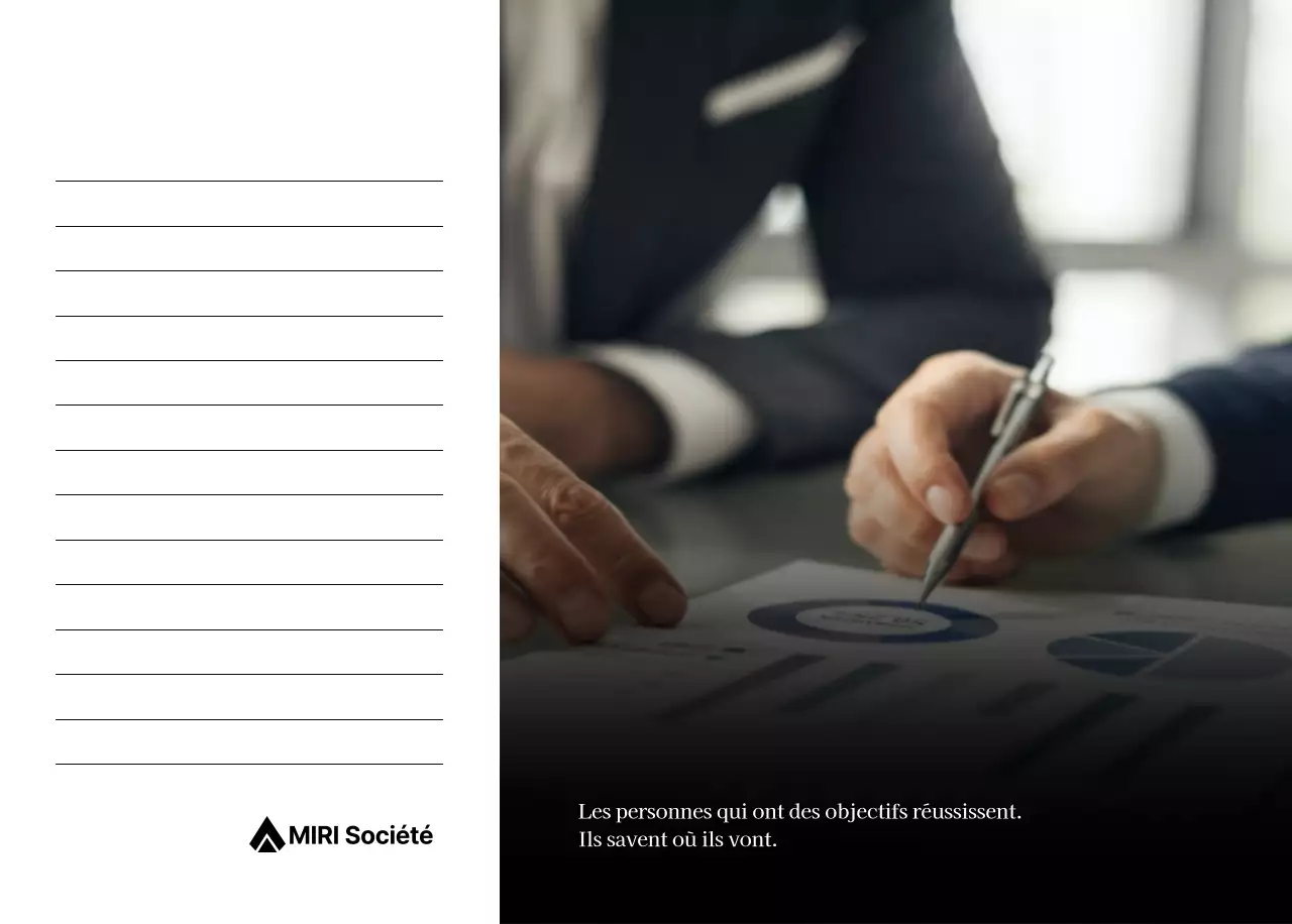 Un calendrier d'entreprise simple en gris