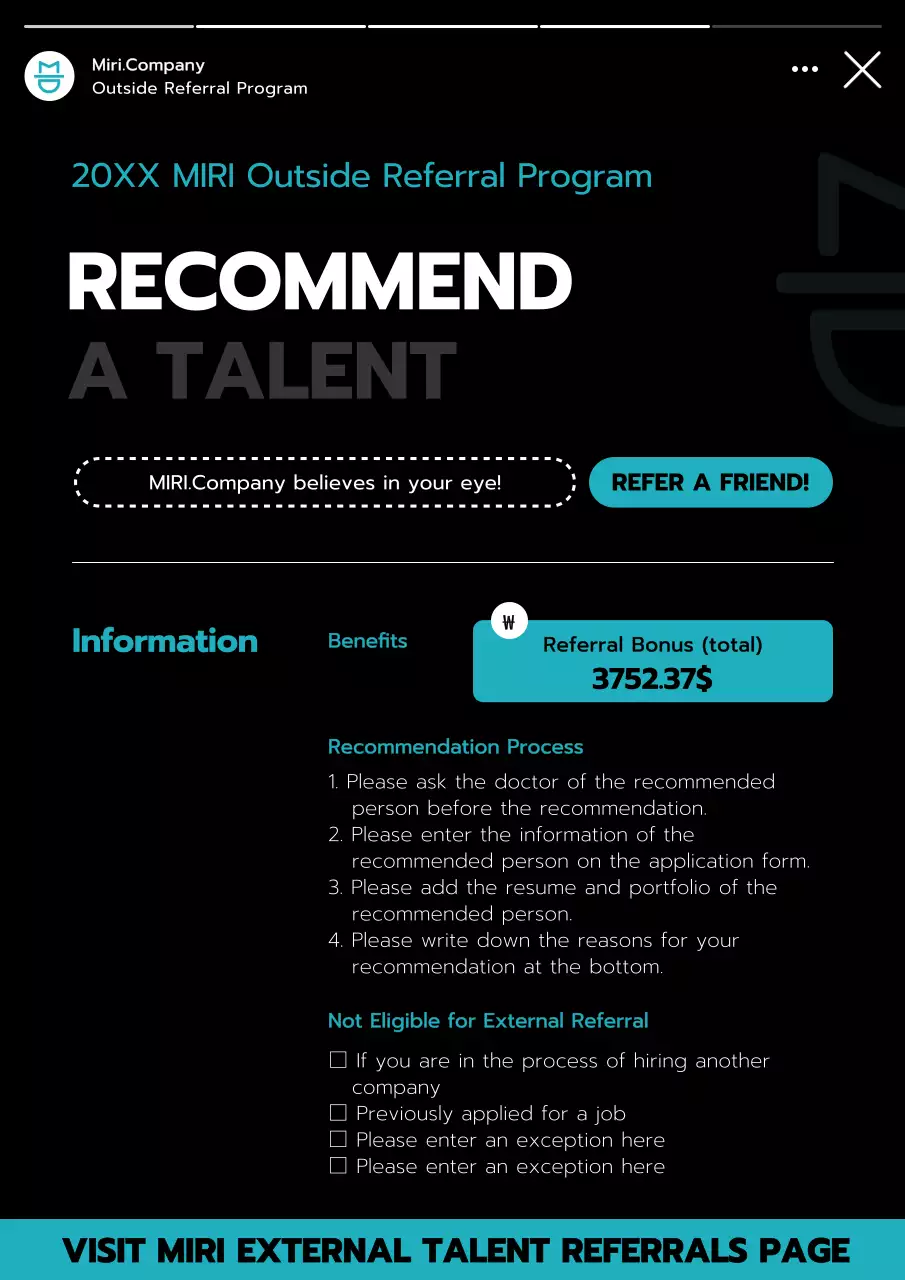 Black Modern Job Recruitment Poster