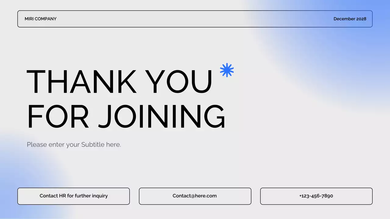 White Modern Employee Guide Presentation