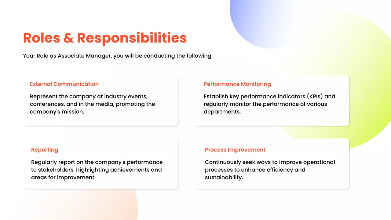 White Modern Employee Guide Presentation