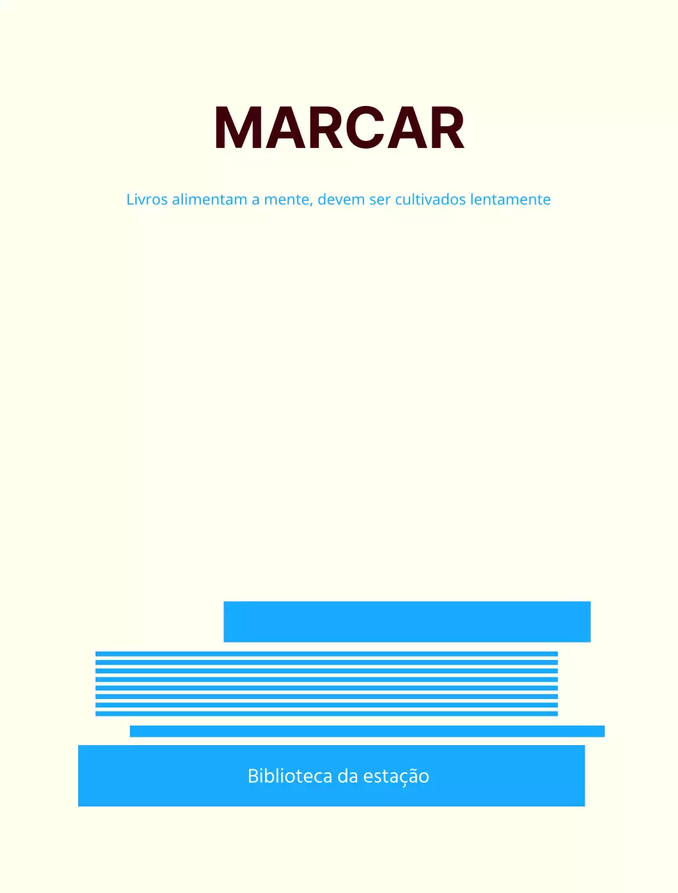 Papel de parede moderno para café com livros em marfim
