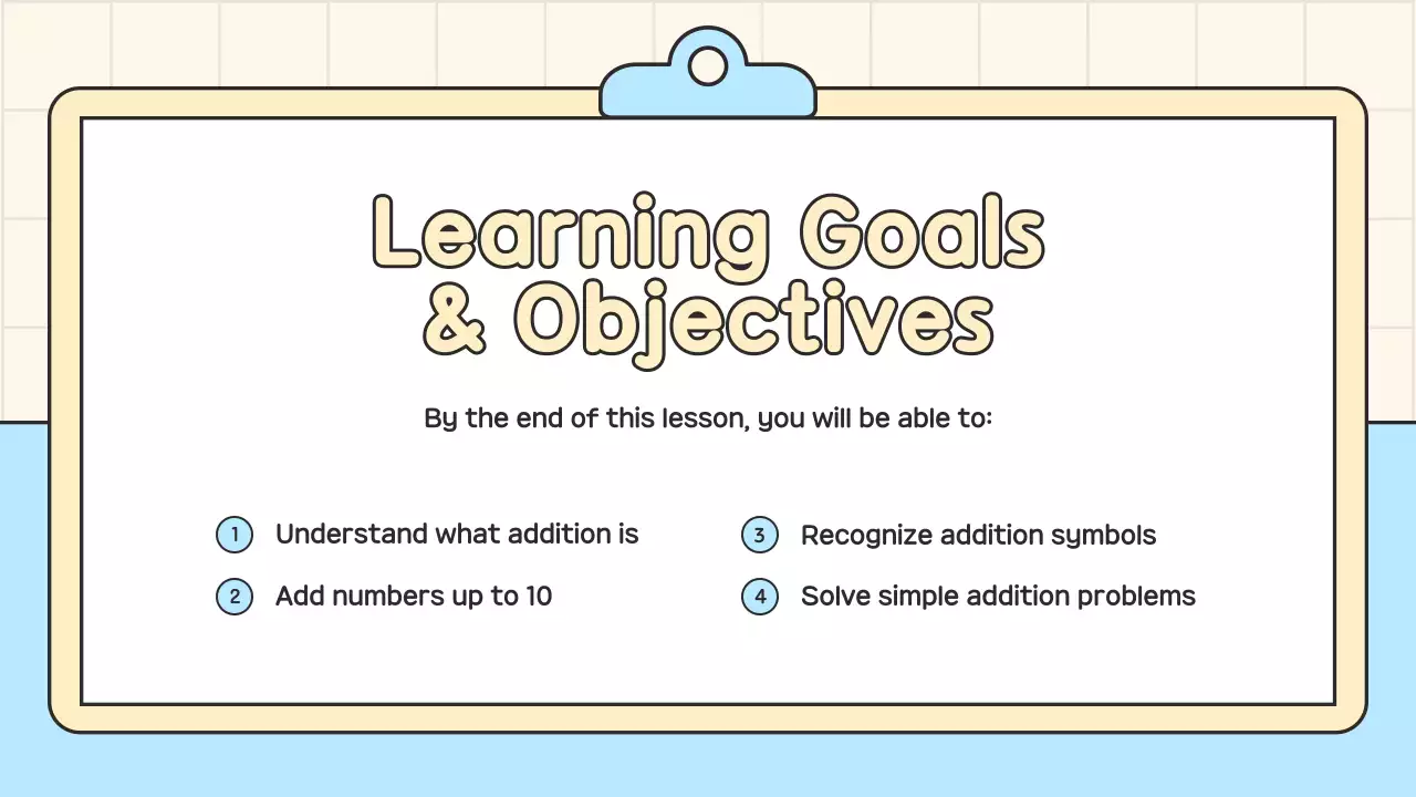 Beige Simple Math Guide Presentation