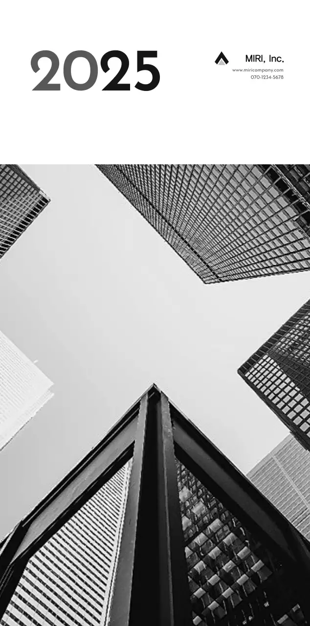 A simple corporate calendar in gray