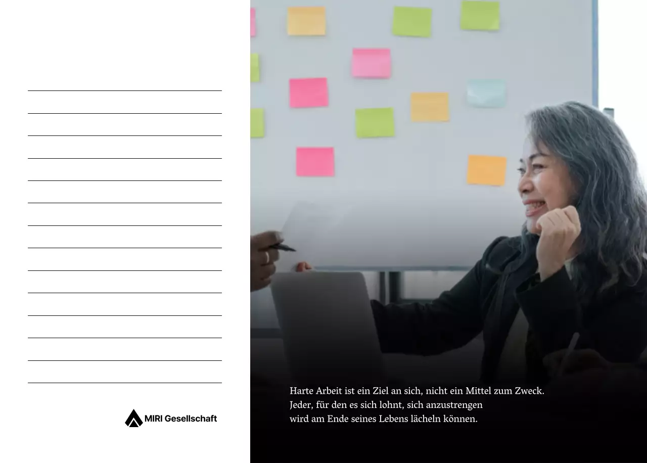 Ein einfacher Unternehmenskalender in Grau