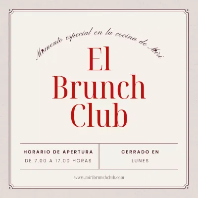 Horario de apertura de este restaurante beige y minimalista