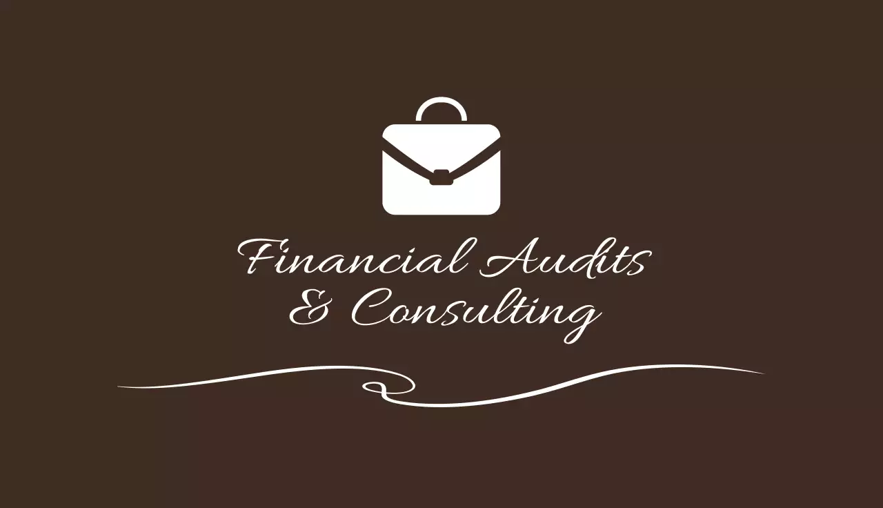 White Minimalist Consulting Business Card