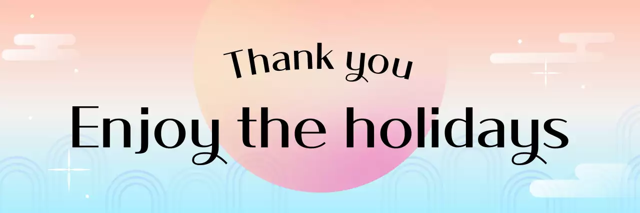 A pink and light blue Korean Mid-Autumn Festival greeting