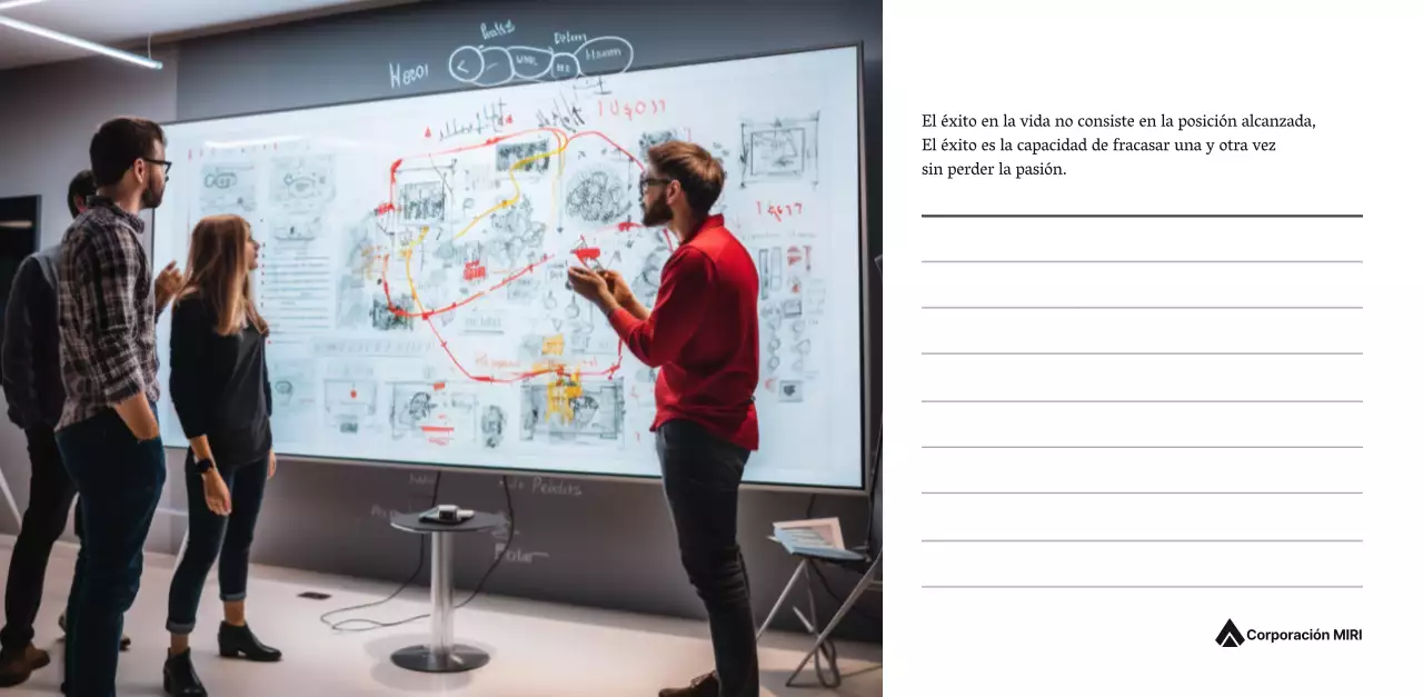 Un sencillo calendario corporativo en gris