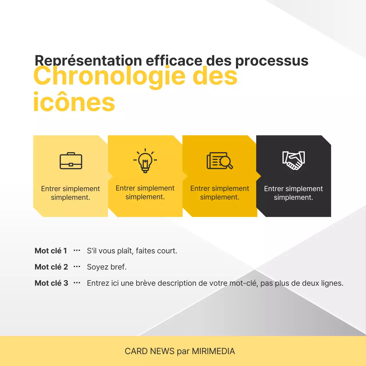 Promouvoir votre entreprise Yellow Simple