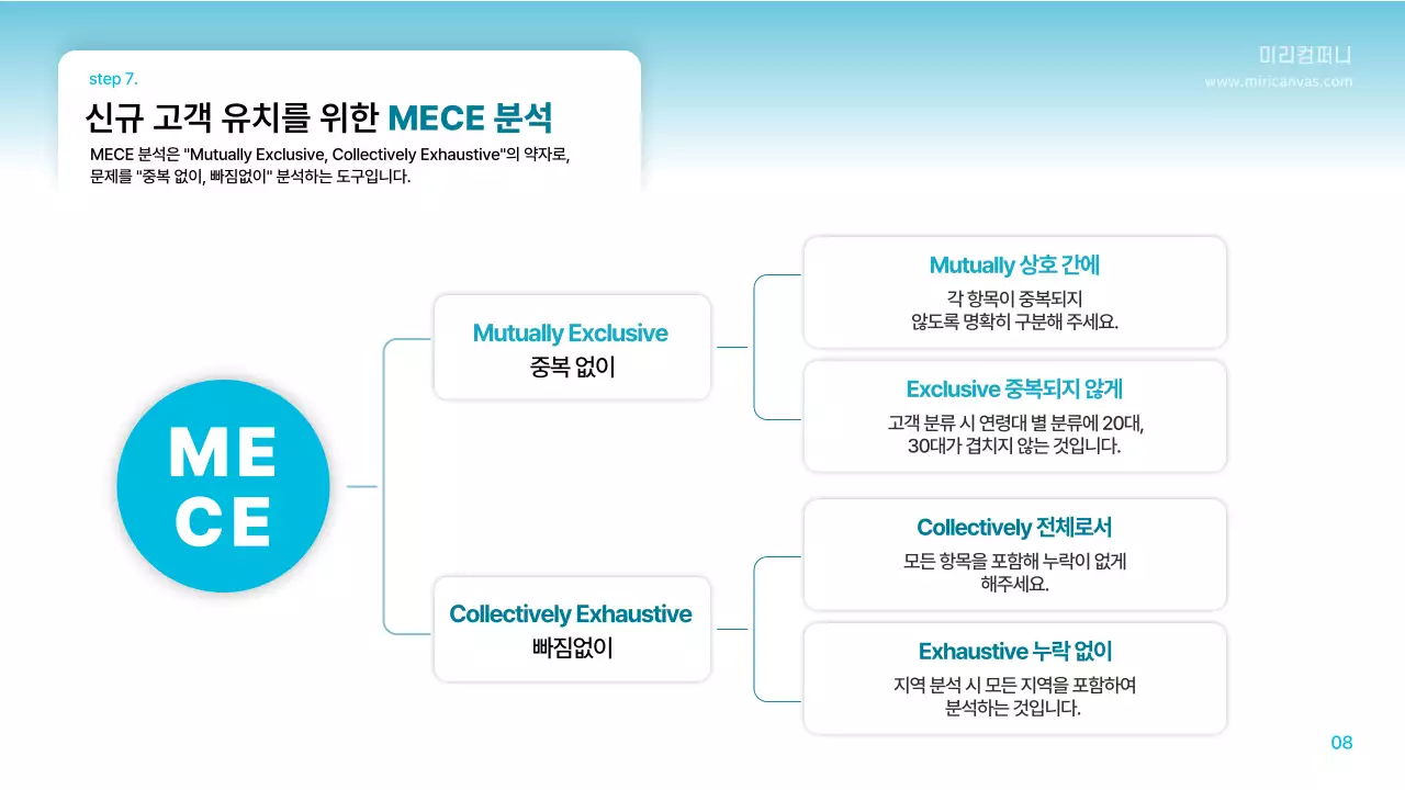 하늘색 모던 계획 기획서