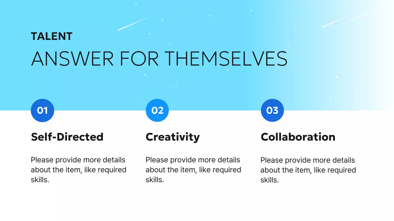 Blue Minimal Company Guide Presentation