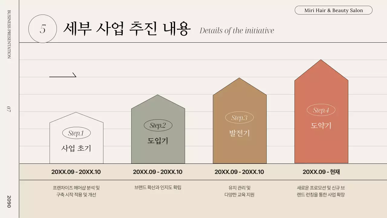 베이지 모던 창업 제안서 홍보