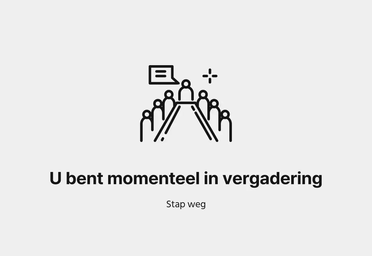 Een eenvoudige bedrijfskalender in grijs