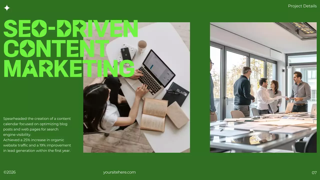 Green Bold Portfolio Presentation