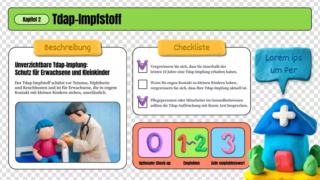 farbenfrohe kreative Leitlinien für das Gesundheitswesen