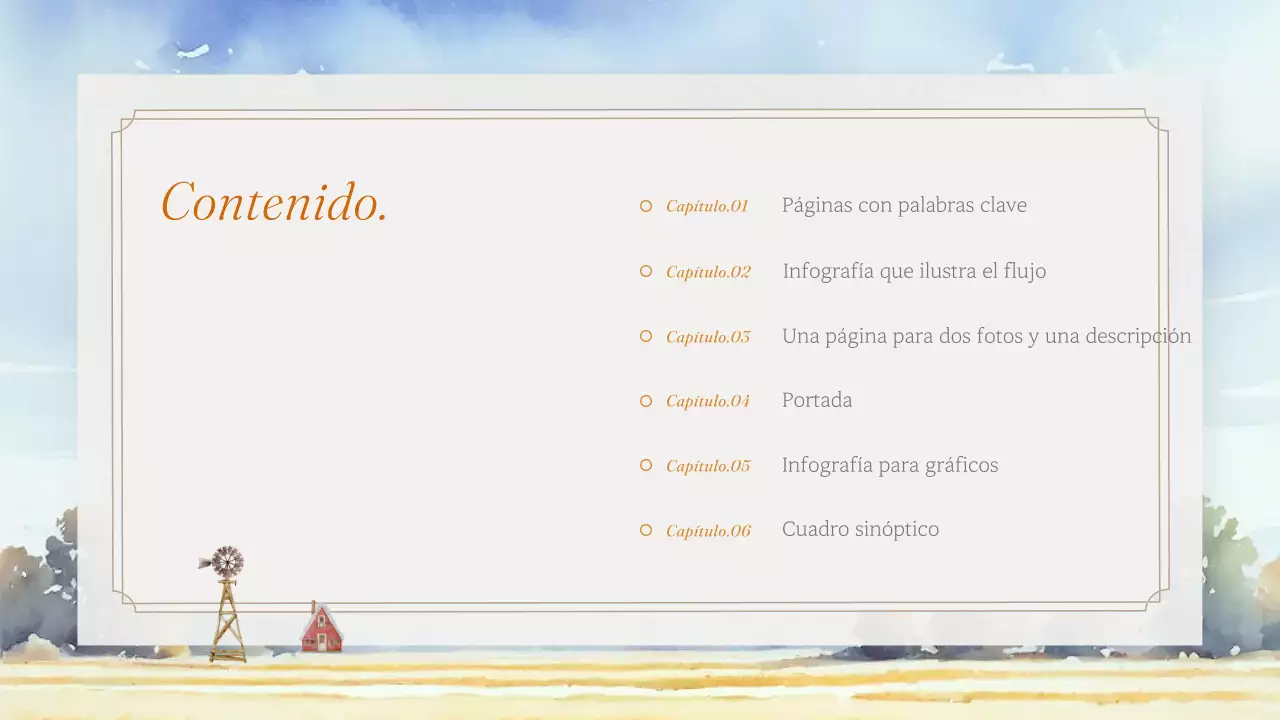 Presentación de la marca con un fondo naranja natural otoñal