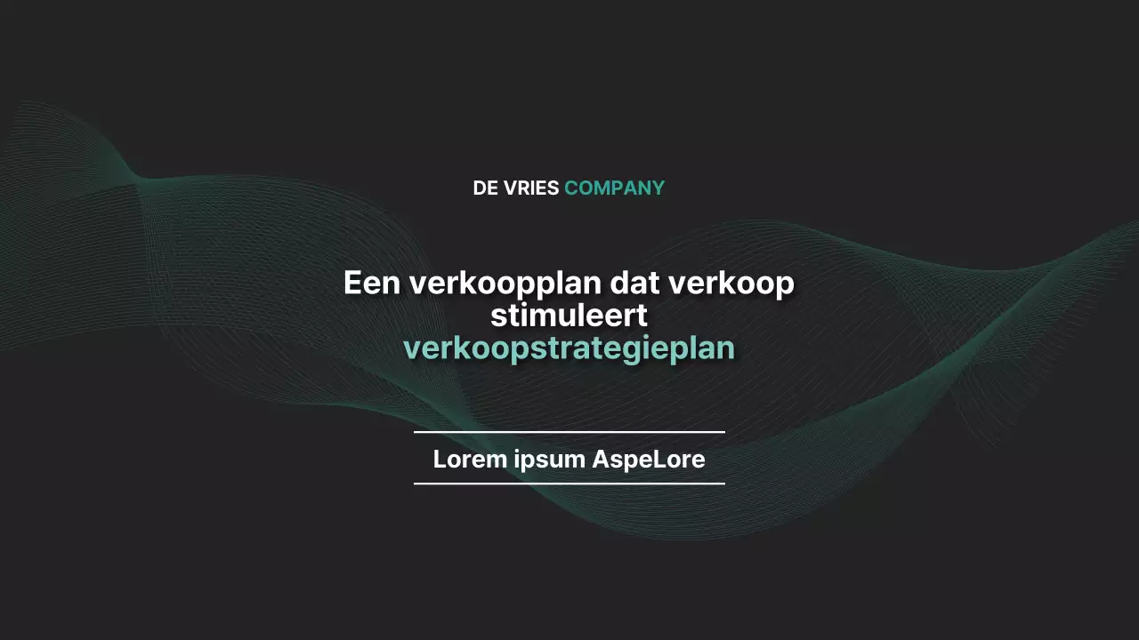 Een modern verkoopstrategieplan voor bedrijven in zwart-wit