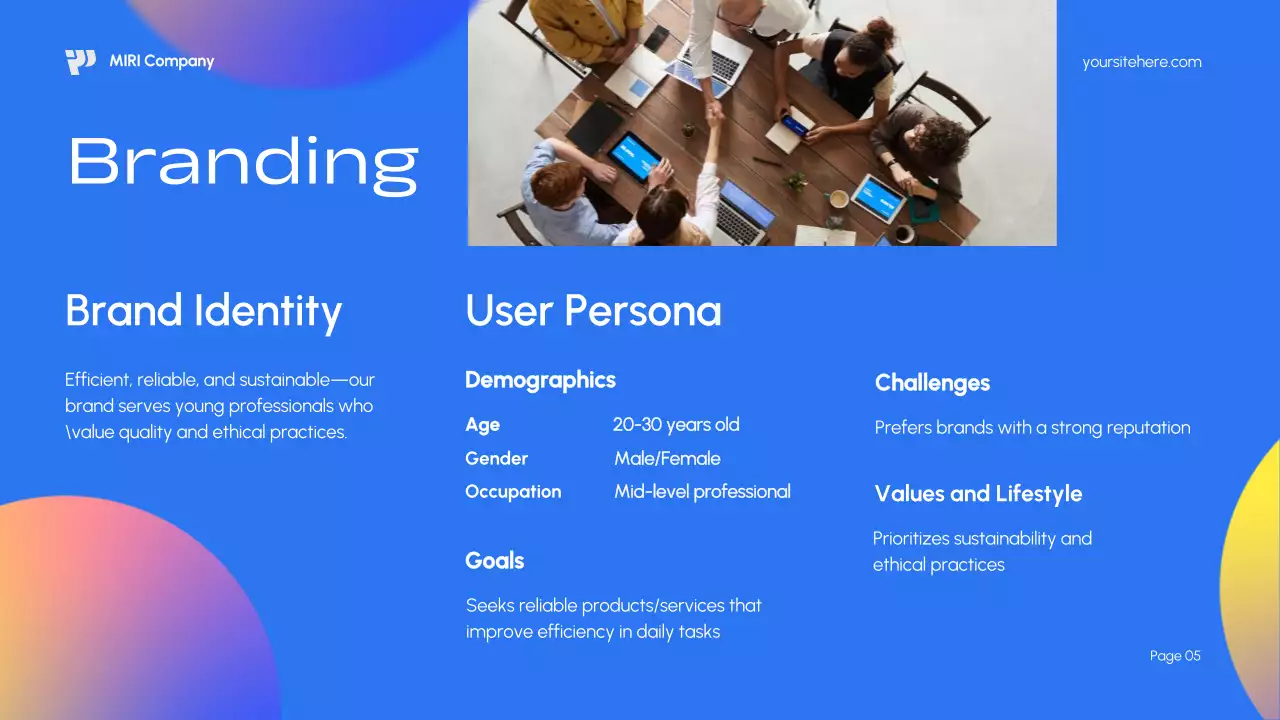 Blue Modern Marketing Plan Presentation