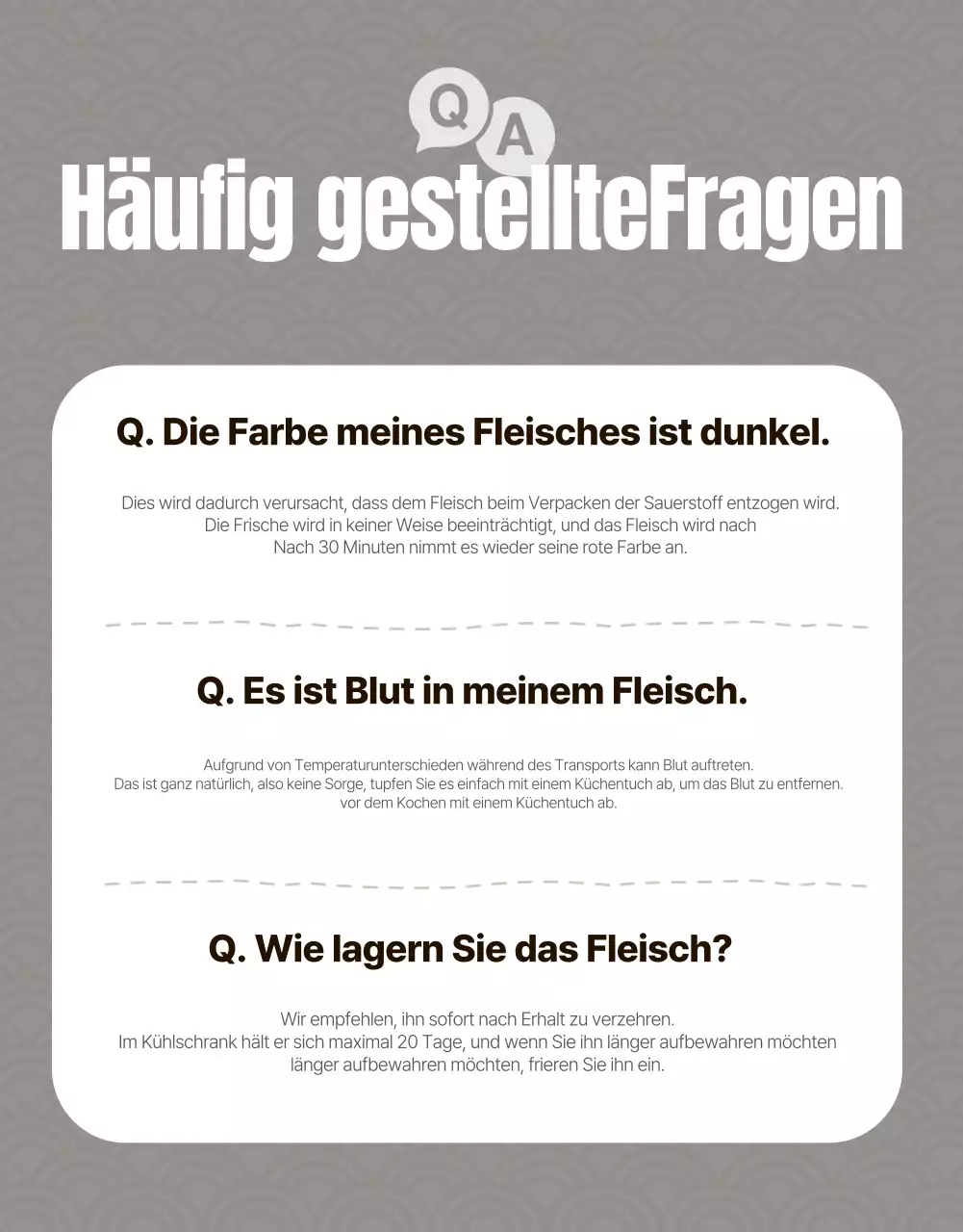 Traditionelles Fleisch anbraten