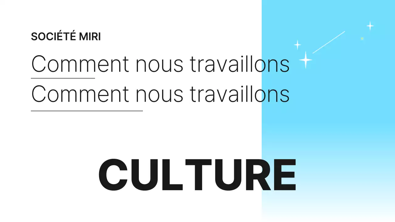 Introduction au livre sur la culture d'entreprise, simple et bleu clair