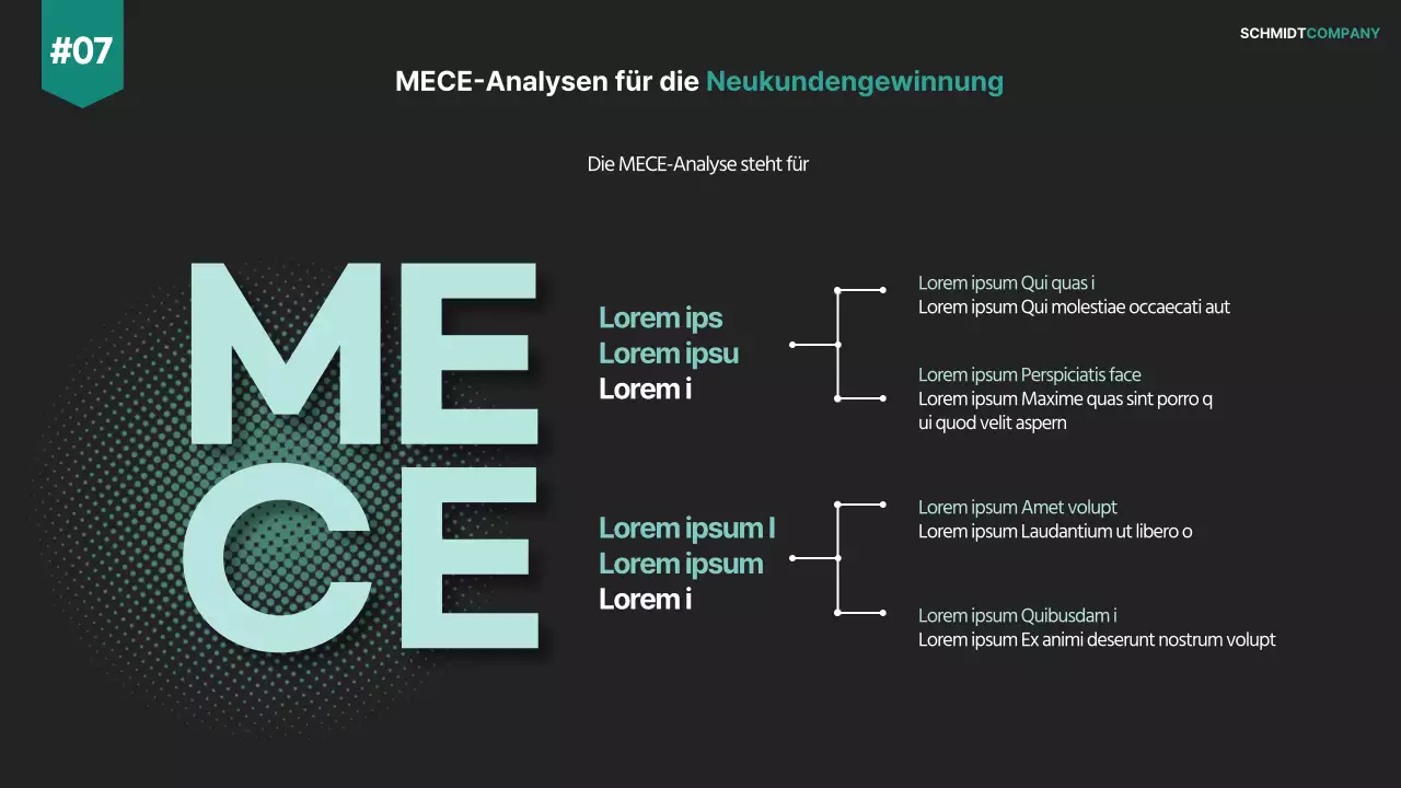 Ein moderner Plan für die Verkaufsstrategie eines Unternehmens, schwarz auf weiß