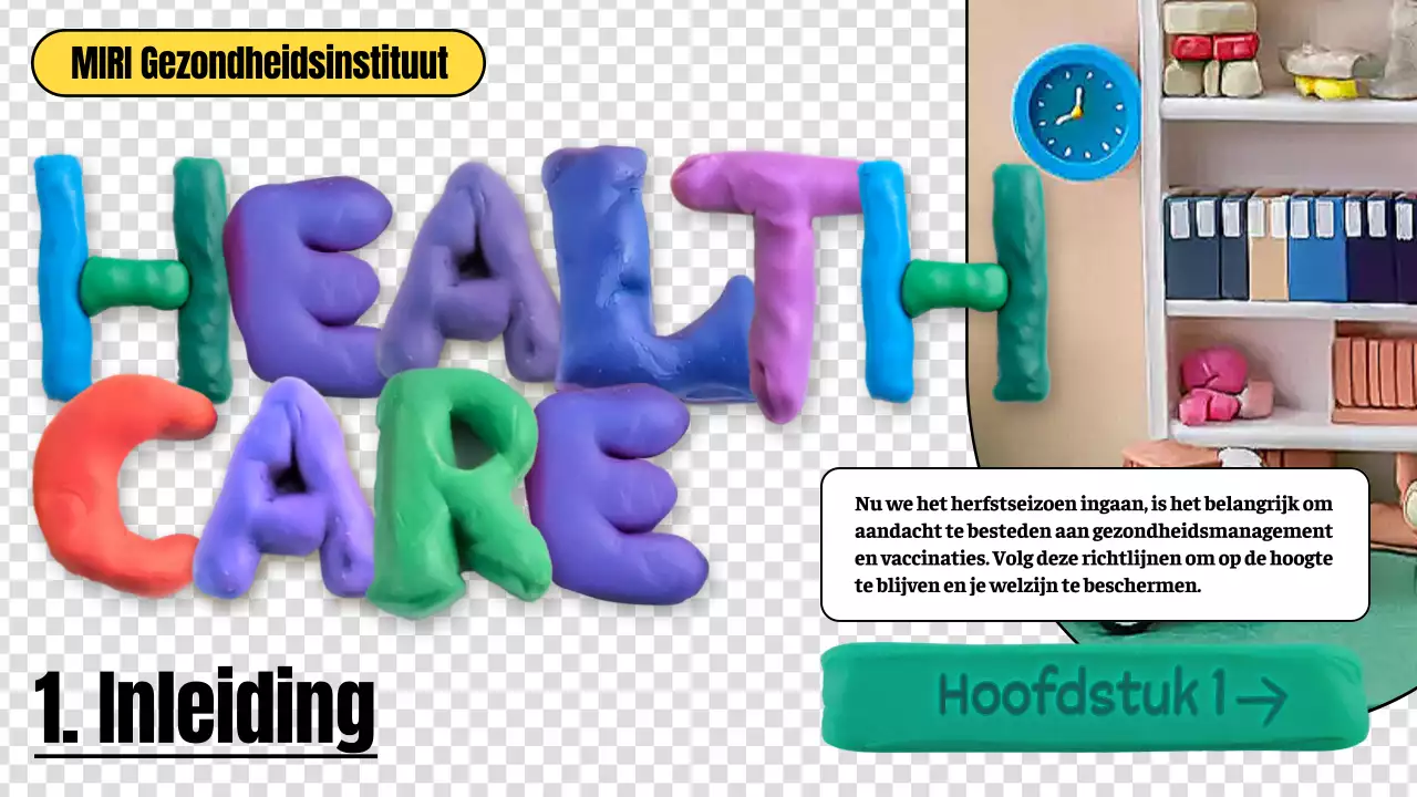 kleurrijke creatieve richtlijnen voor de gezondheidszorg