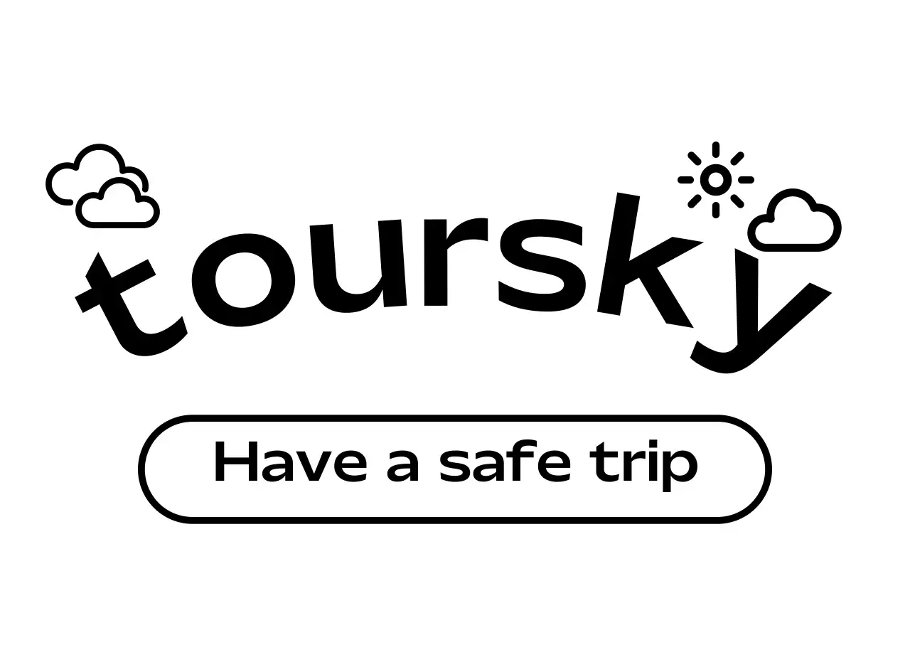 검정 심플 여행 안내