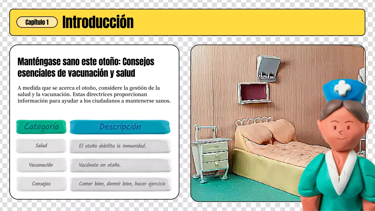 directrices sanitarias creativas y llenas de color