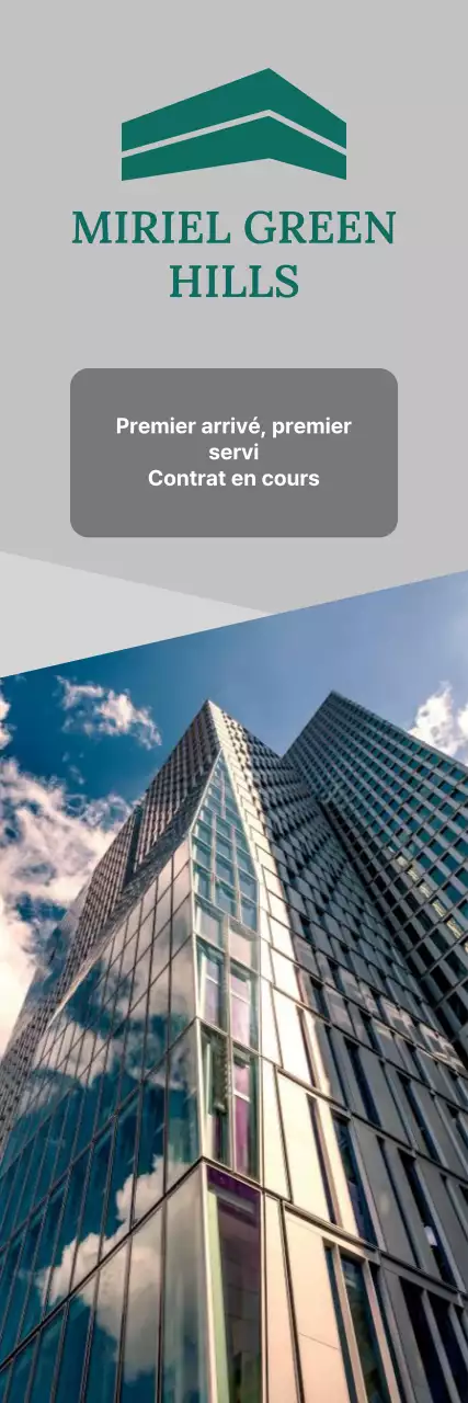 Appartement à vendre bannière dans une luxueuse couleur ambrée