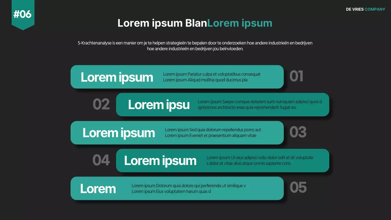 Een modern verkoopstrategieplan voor bedrijven in zwart-wit