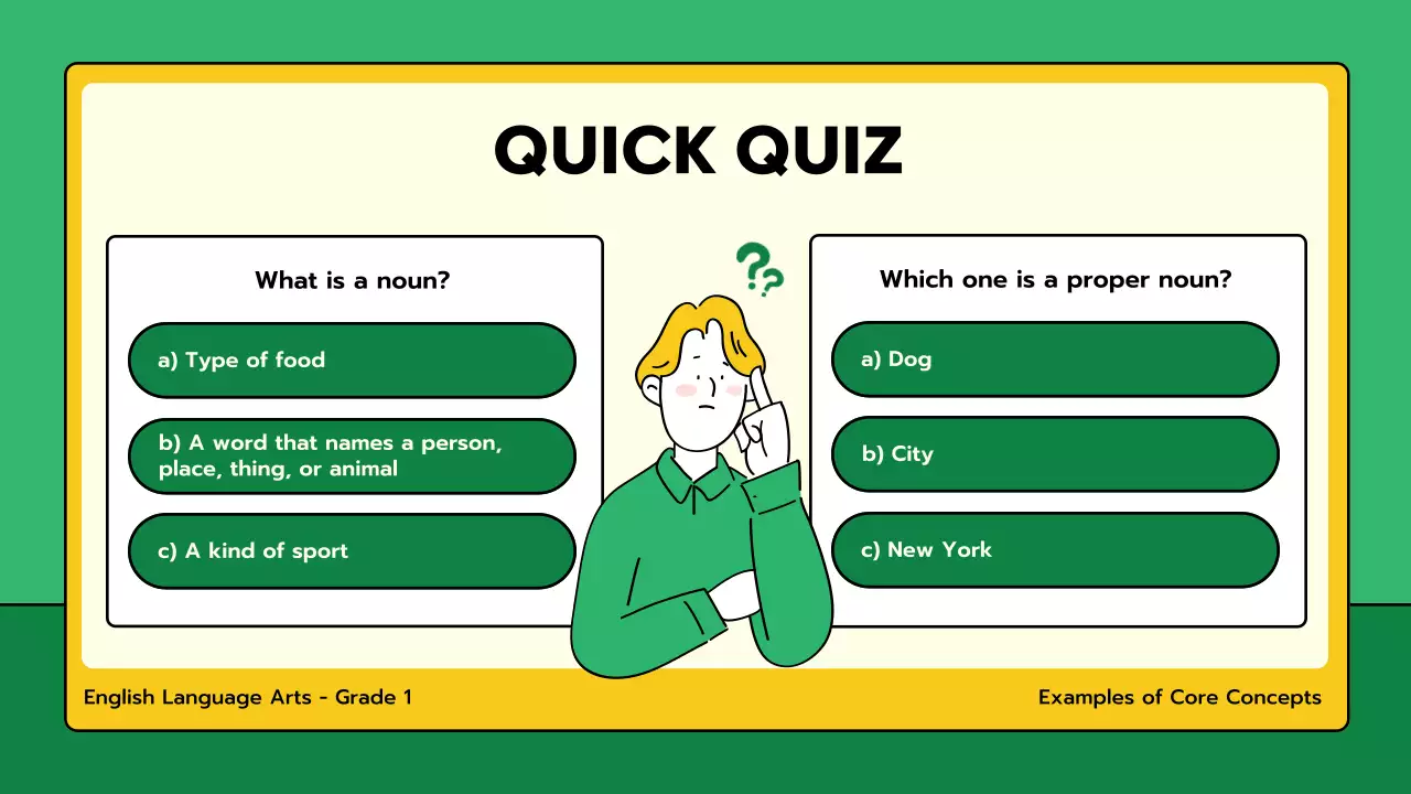 Green Simple Grammar Course Presentation