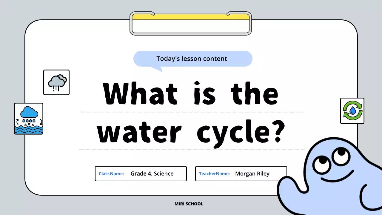 Blue Simple Water Guide Presentation