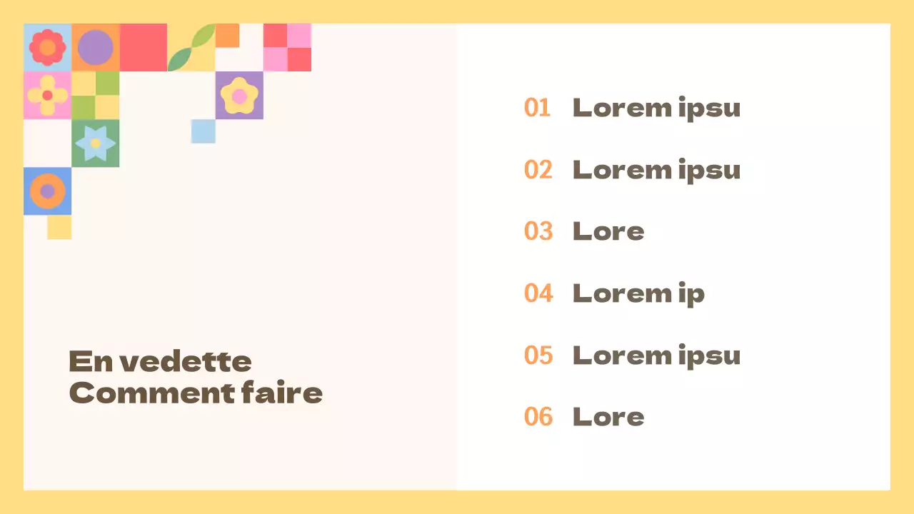 Guide de l'expérience culturelle traditionnelle jaune et orange