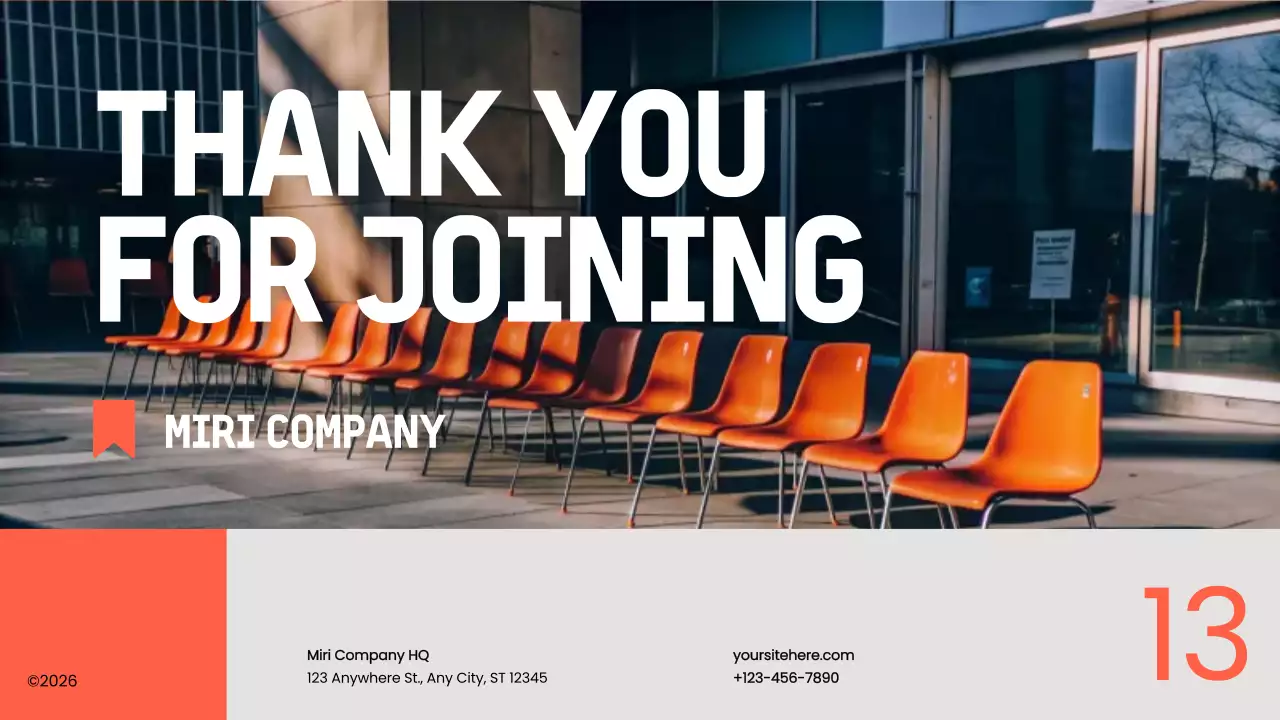 Orange Modern Employee Guide Presentation