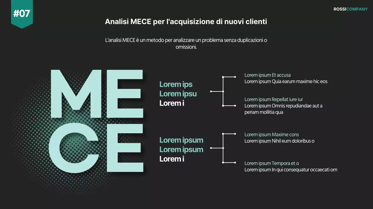 Un moderno piano strategico di vendita aziendale in bianco e nero