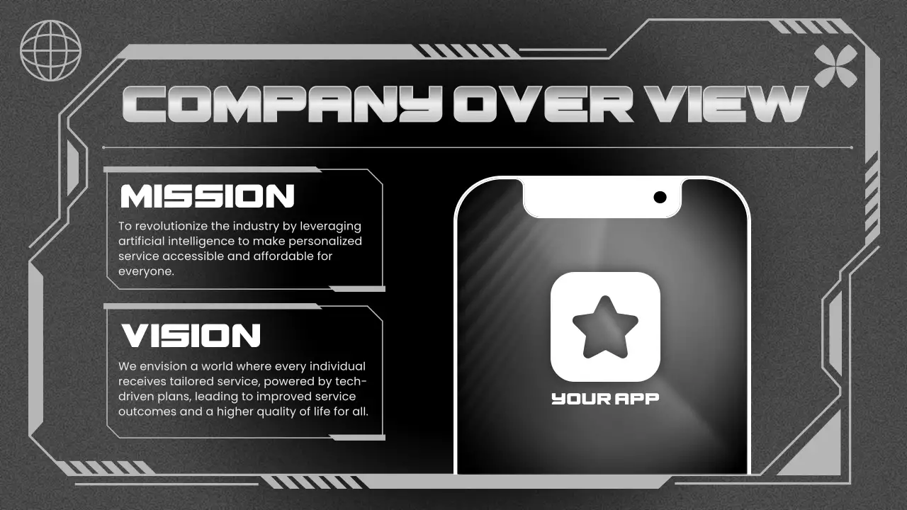 Black Modern Ai Business Pitch Presentation