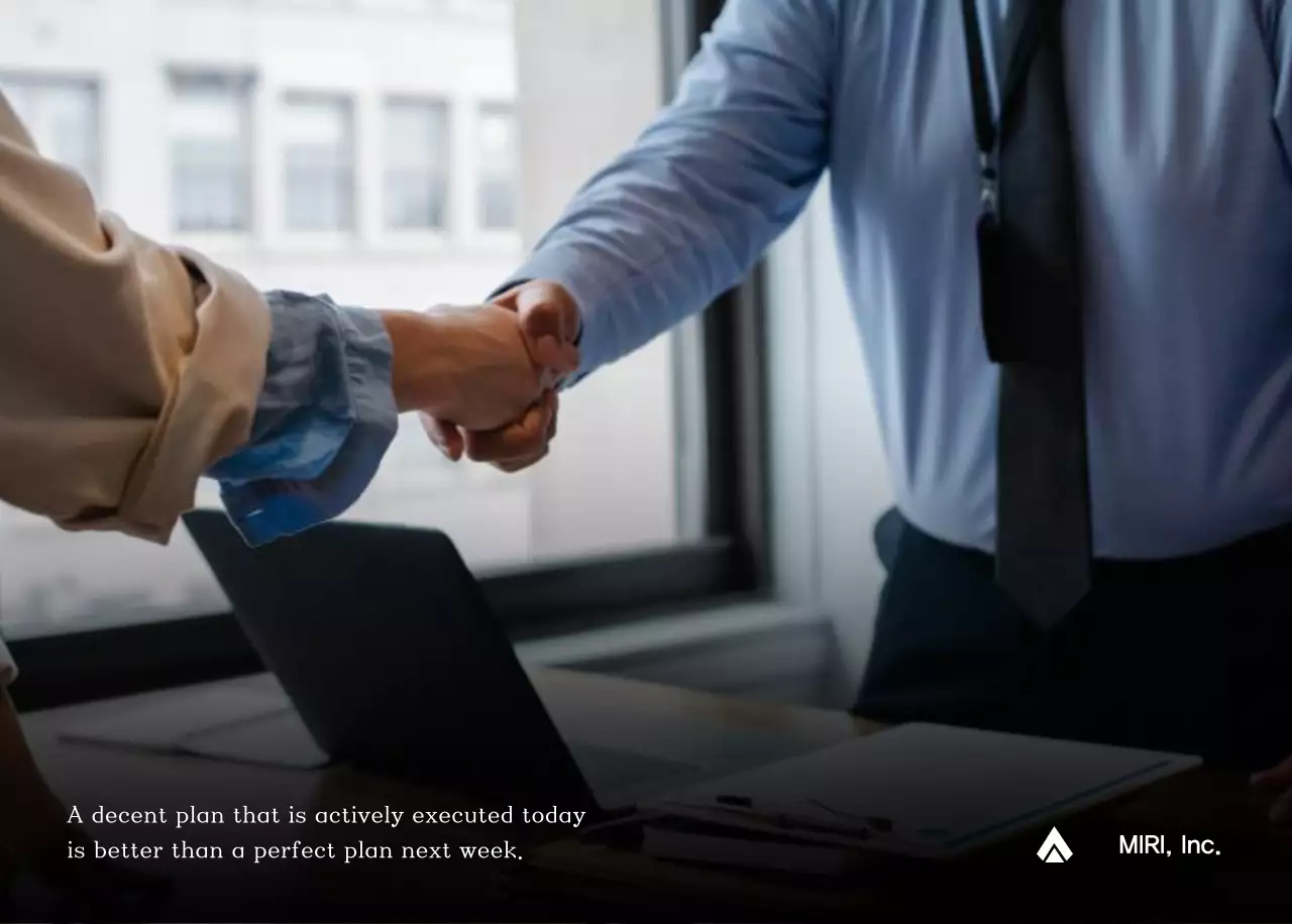 A simple corporate calendar in gray