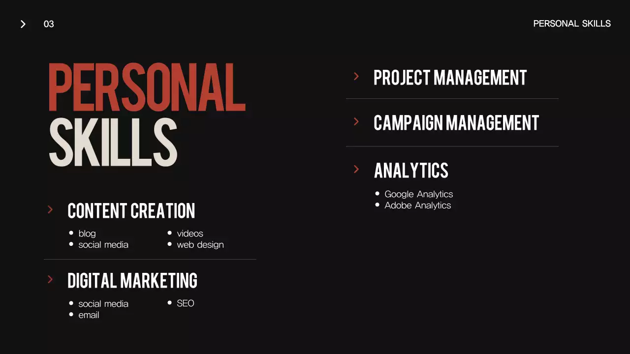 Black Modern Creative Portfolio