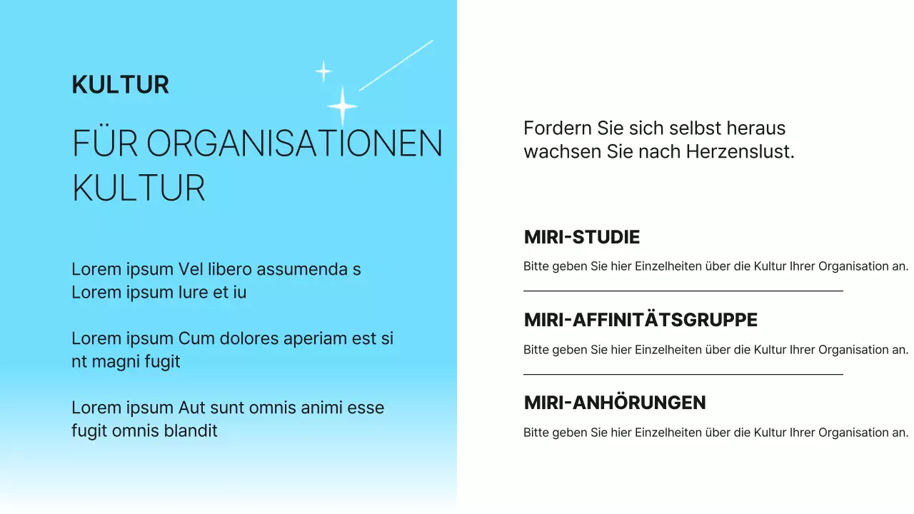 Hellblau Einfaches Unternehmenskulturbuch Einleitung