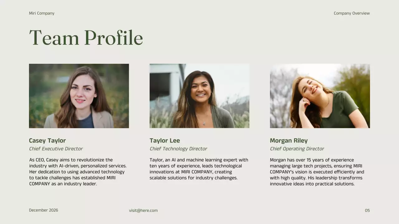 Green Minimal Business Promotion Presentation