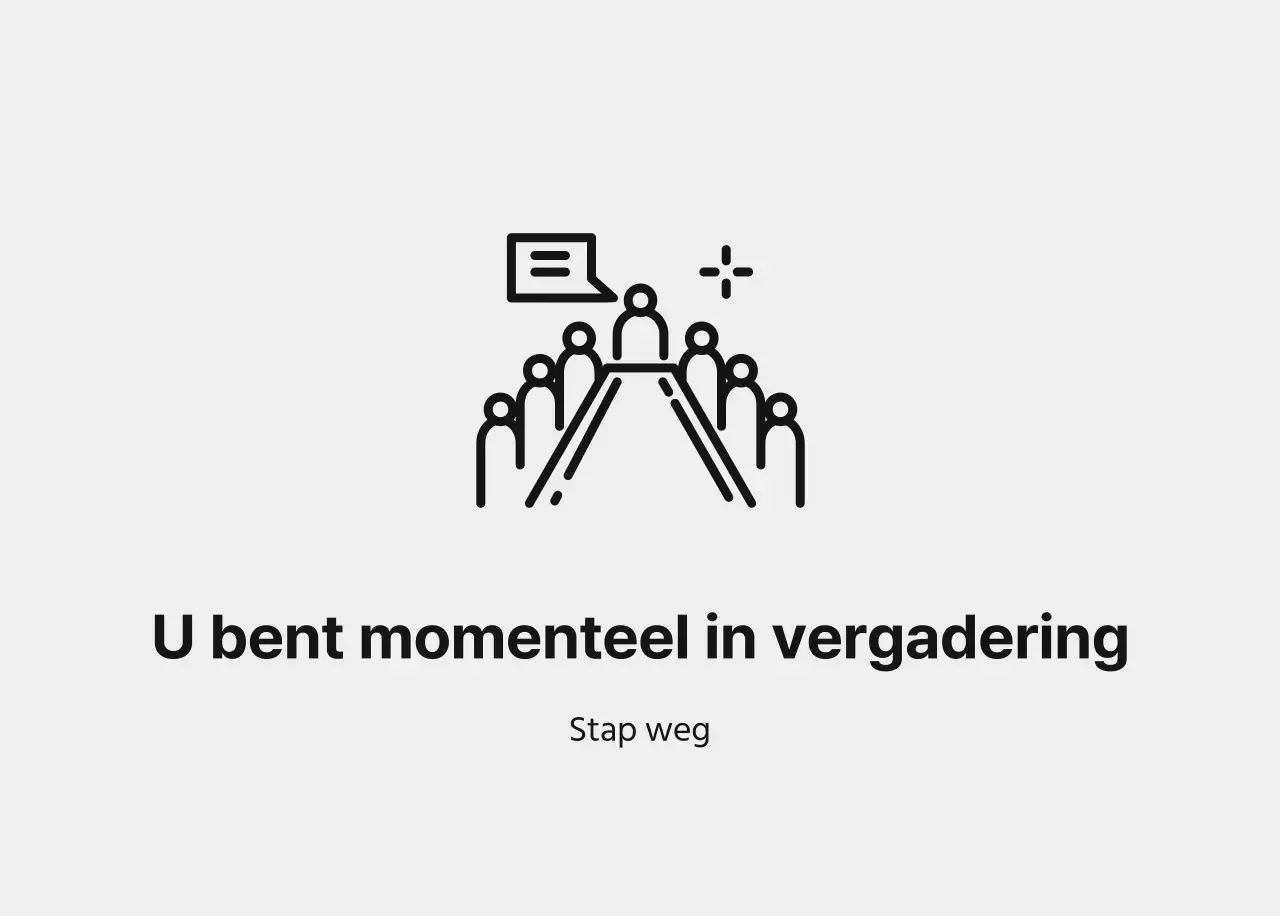 Een eenvoudige bedrijfskalender in grijs