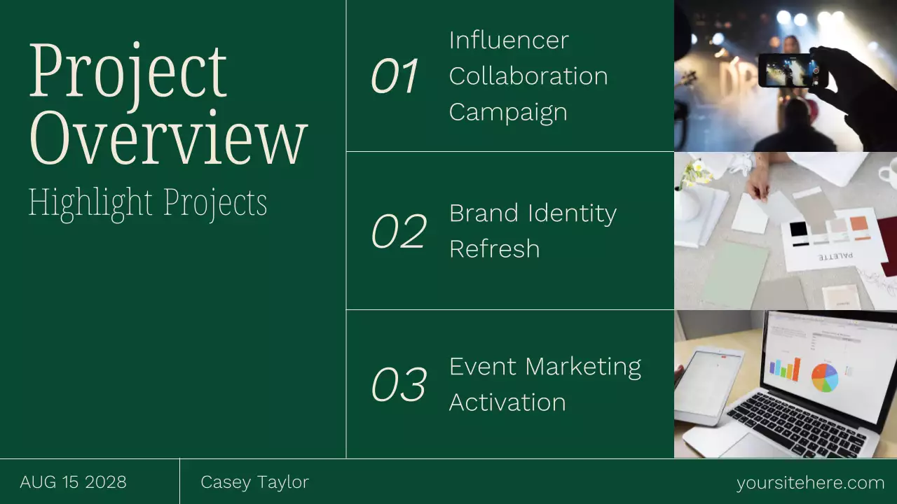 Green Modern Portfolio Resume Presentation