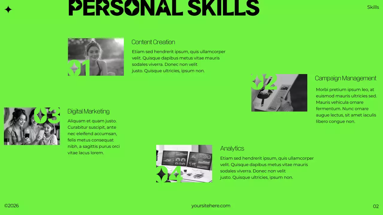 Green Bold Portfolio Presentation