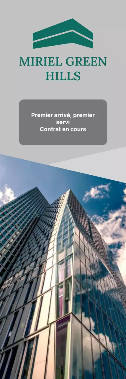 Appartement à vendre bannière dans une luxueuse couleur ambrée