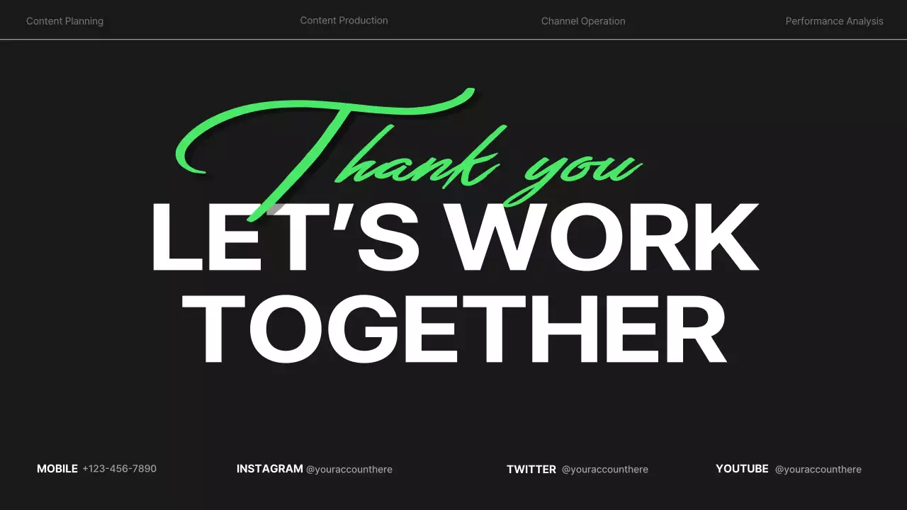 Green Professional Marketing Portfolio Presentation