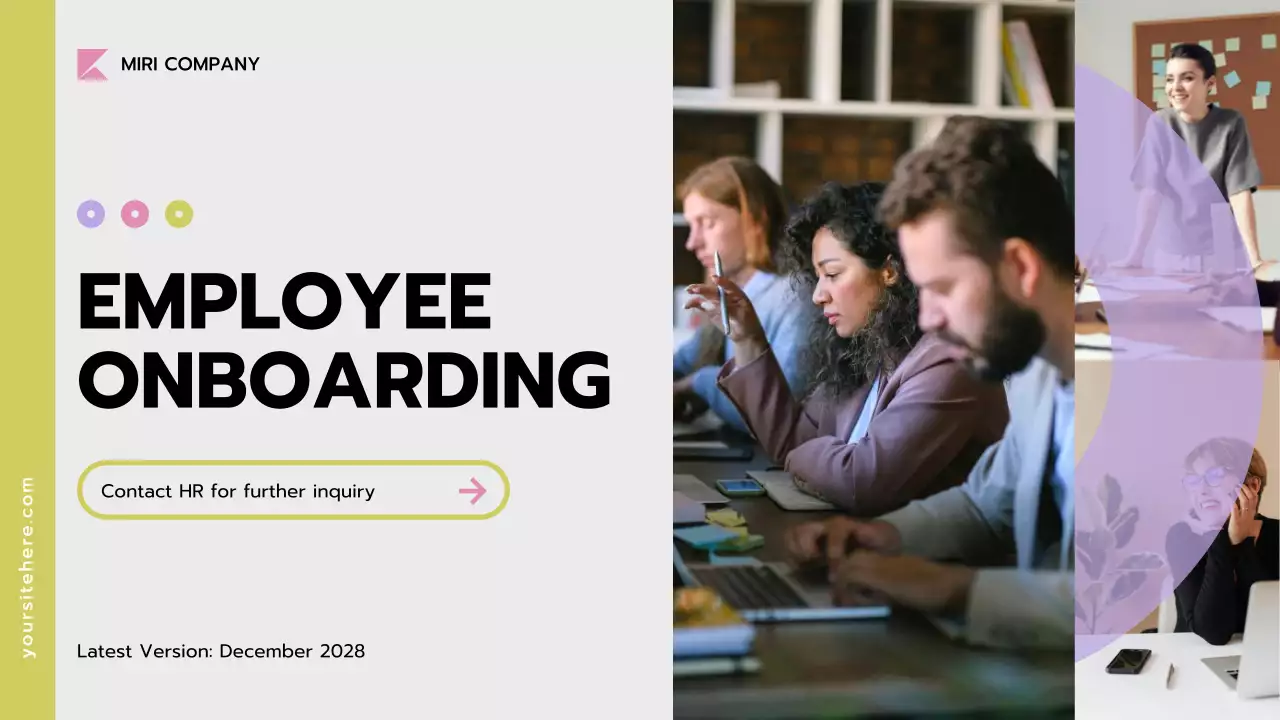 Beige Professional Employee Guide Presentation